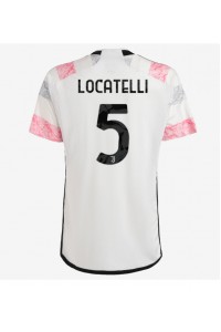 Fotbalové Dres Juventus Manuel Locatelli #5 Venkovní Oblečení 2023-24 Krátký Rukáv